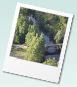 Le pont St Blaise au bas du village